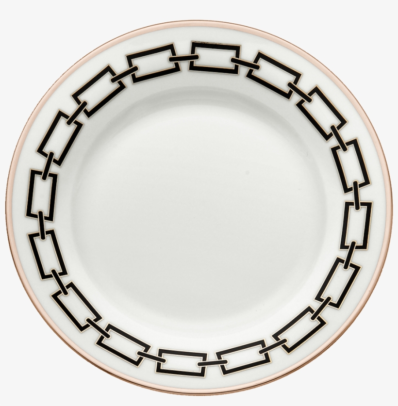 Richard Ginori Catene Nero Dinner Plate, transparent png download