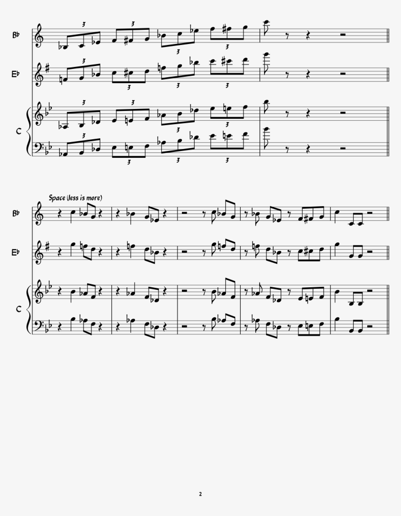 Blues Clues Sheet Music Composed By Jason Haury 2 Of - Trumpet, transparent png download