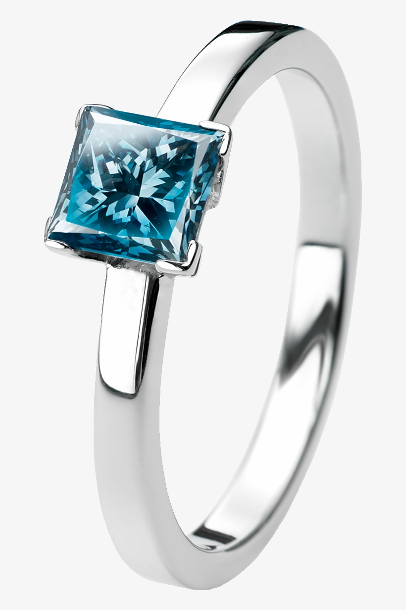 Diamond Solitaire Ring - Diamond, transparent png download
