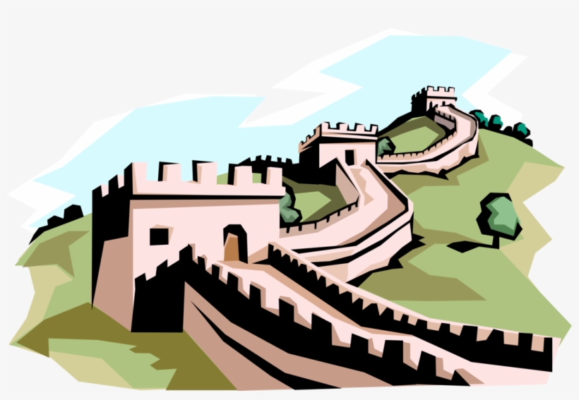 Great Wall Of China Png - Great Wall Of China Vector, transparent png download