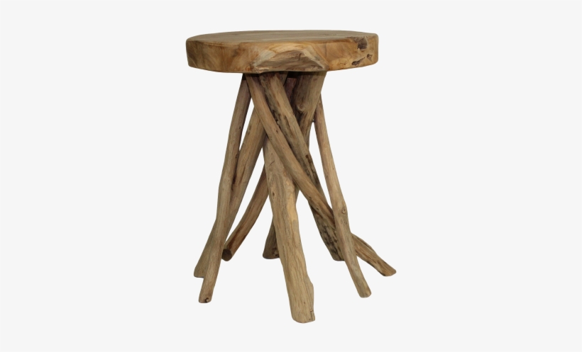 Stool Branch - Natural - Teak - Hsm Collection Kruk Branch - Blank, transparent png download