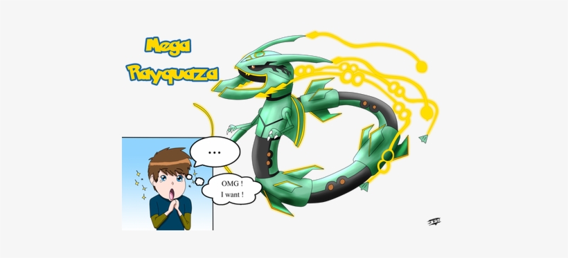 To Conclude, Mega Rayquaza Has A Powerful Offense With - Mega Rayquaza Fan Made, transparent png download