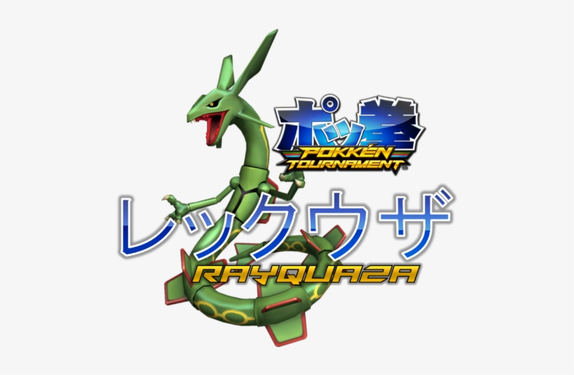 Pokken Rayquaza - Nintendo Wii U Pokken Tournament, transparent png download