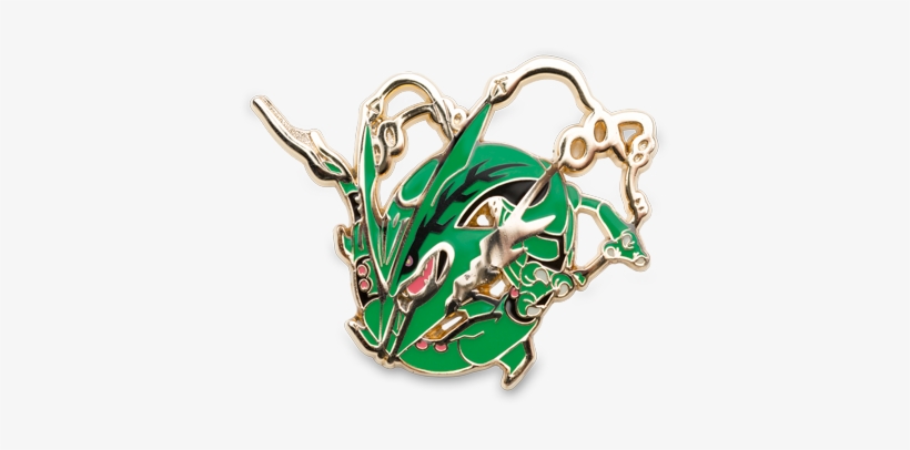 Mega Rayquaza Pin With 3 Booster Packs - Pin's Pokémon Mega Rayquaza, transparent png download