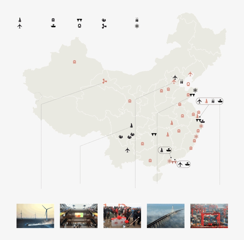 In China, Projects To Make Great Wall Feel Small - Diagram, transparent png download