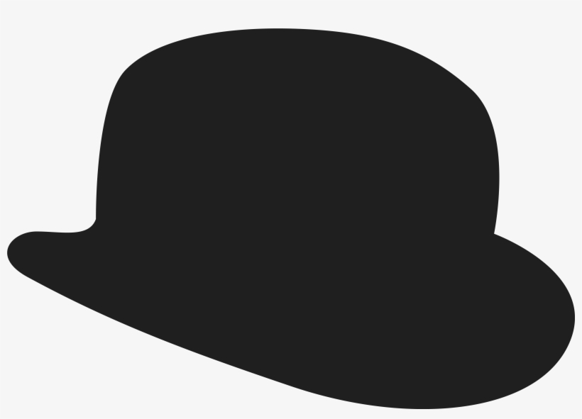 Top Hat Clipart Bowler Hat - Clip Art Bowler Hat, transparent png download
