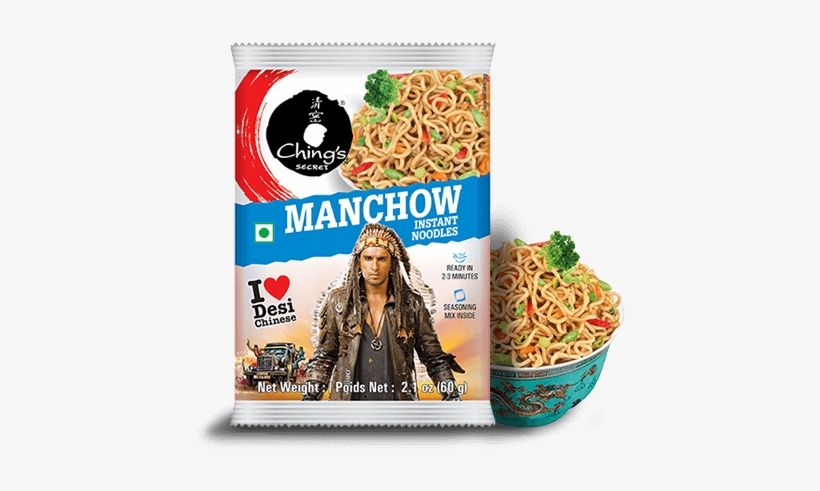 Manchow Instant Noodles - Ching Chinese Instant Noodles Ingredients, transparent png download