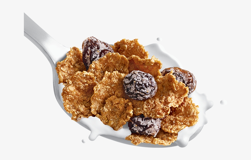 Oat Bran Png Pic - Raisin Bran Cereal Bowl, transparent png download