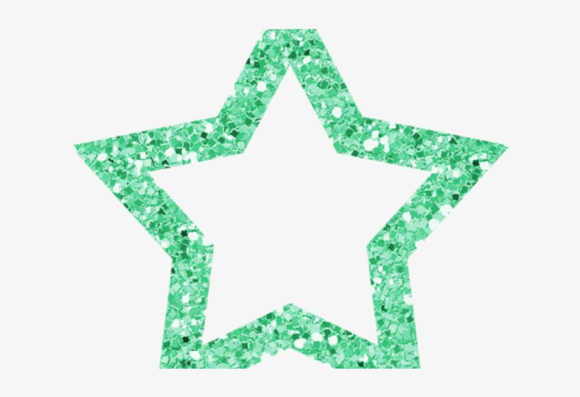 Starfish Clipart Christmas - Clip Art Gold Glitter Star, transparent png download