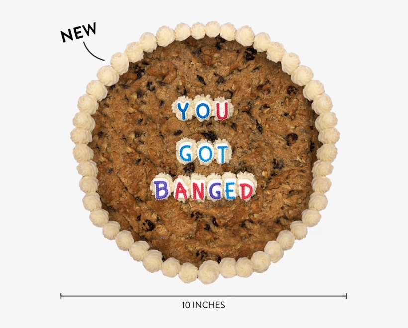 Oatmeal Raisin Cookie Cake - Cookies Cake, transparent png download