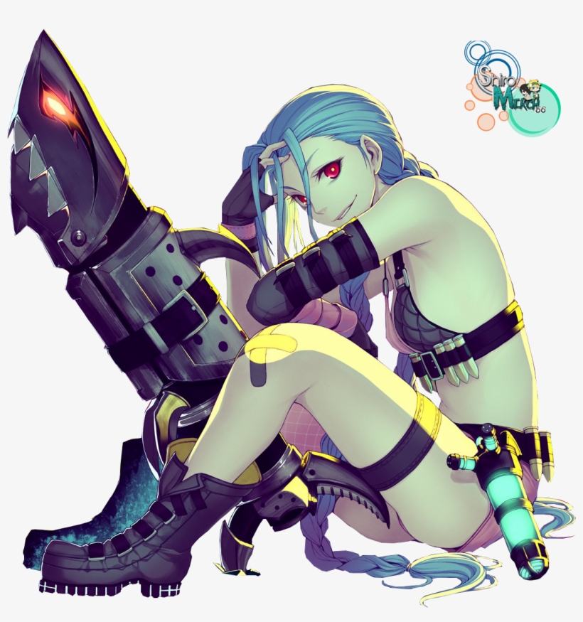 Jinx Png Pic - Frengkenstain New Jinx League Of Legends Z3427 Samsung, transparent png download