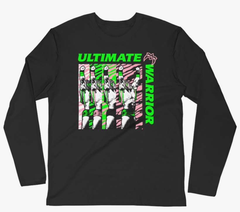 Ultimate Warrior "retro Logo" Long Sleeve - Unisex Banjo Tree Thermal (organic/rpet Blend), transparent png download