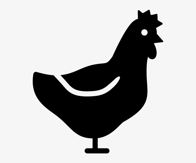 Hen Rubber Stamp - Chicken, transparent png download