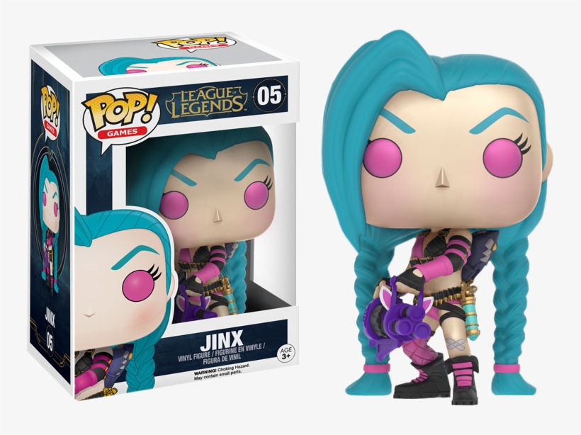 Jinx Pop Vinyl Figure - Funko Pop League Of Legends Jinx, transparent png download