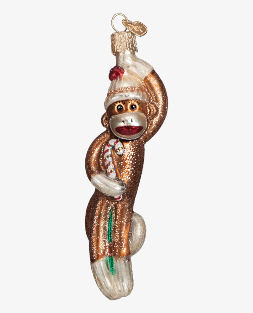 Sold Out - Old World Christmas Sock Monkey Ornament #44070, transparent png download
