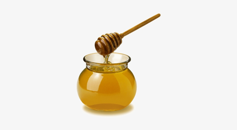 Honey Open Pot Spoon - Transparent Background Honey Png, transparent png download