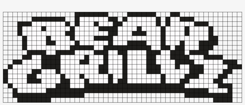 Bear Grillz Perler Bead Pattern / Bead Sprite - Bear Grillz Perler Bead, transparent png download