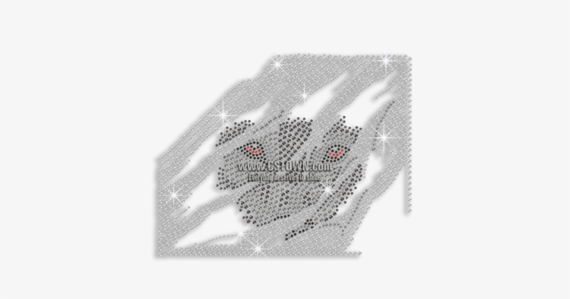 Hidden Wolf Eyes Iron On Rhinestone Transfer - Rhinestone, transparent png download