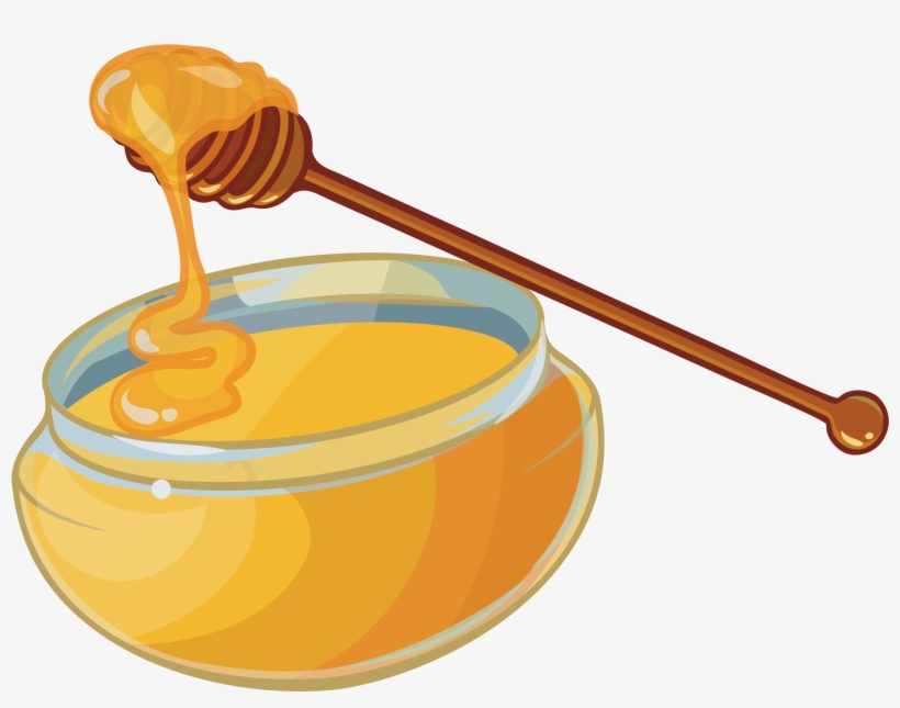 Svg Free Library Yuja Tea Jar Clip Art Sweet Transprent - Transparent Honey Cartoon, transparent png download