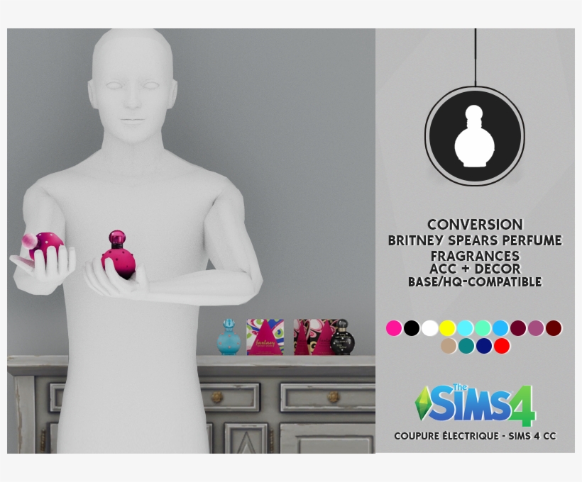 Britney Spears Fragrances - Sims 4, transparent png download