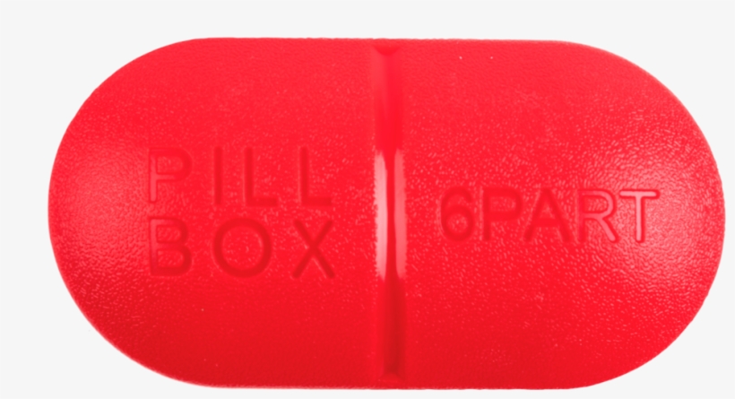 Red Pill Box Capsule - Pharmacy, transparent png download