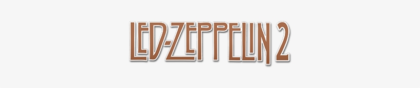 Led Zeppelin - Led Zeppelin 2 Logo, transparent png download