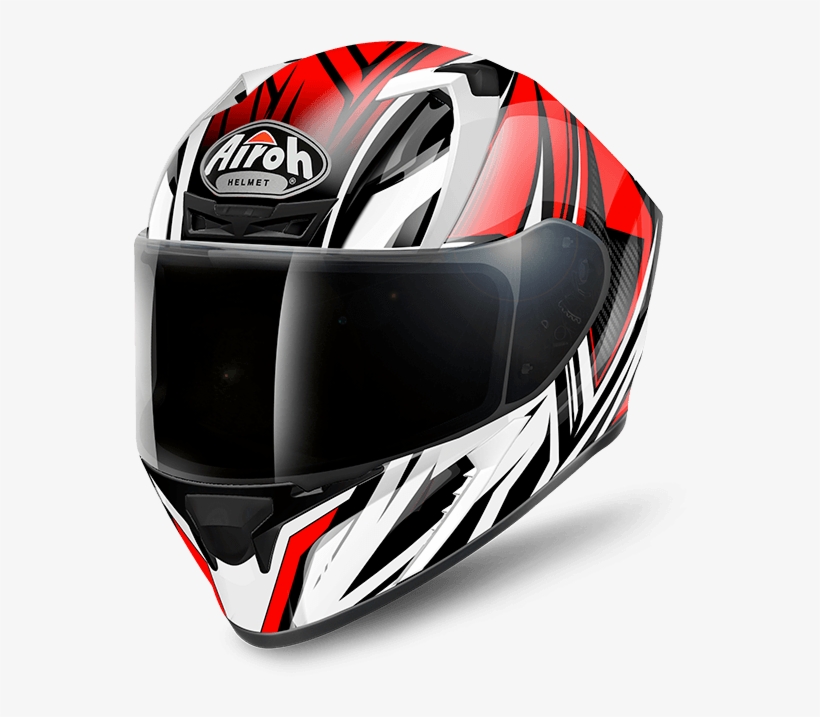 Helmet Full Face 'valor' Conquer Red Gloss - Airoh Valor, transparent png download