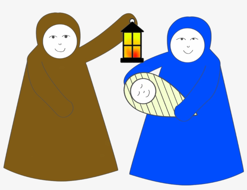 Cone Nativity Scene - Nativity Scene, transparent png download