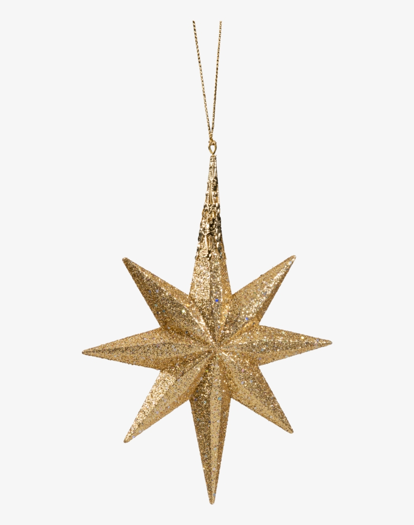 Gold Glitter Star - Simple Stencil For Spray Painting, transparent png download