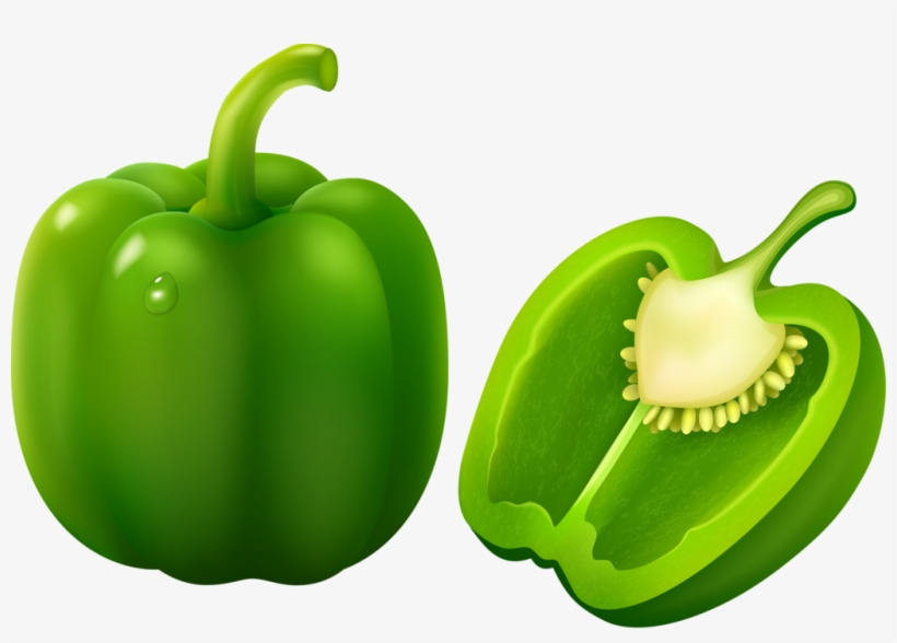 Фото, Автор Soloveika На Яндекс - Green Bell Pepper Clipart, transparent png download