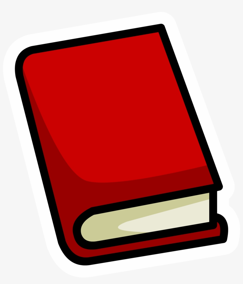 Book Pin - Png - Club Penguin Red Book, transparent png download