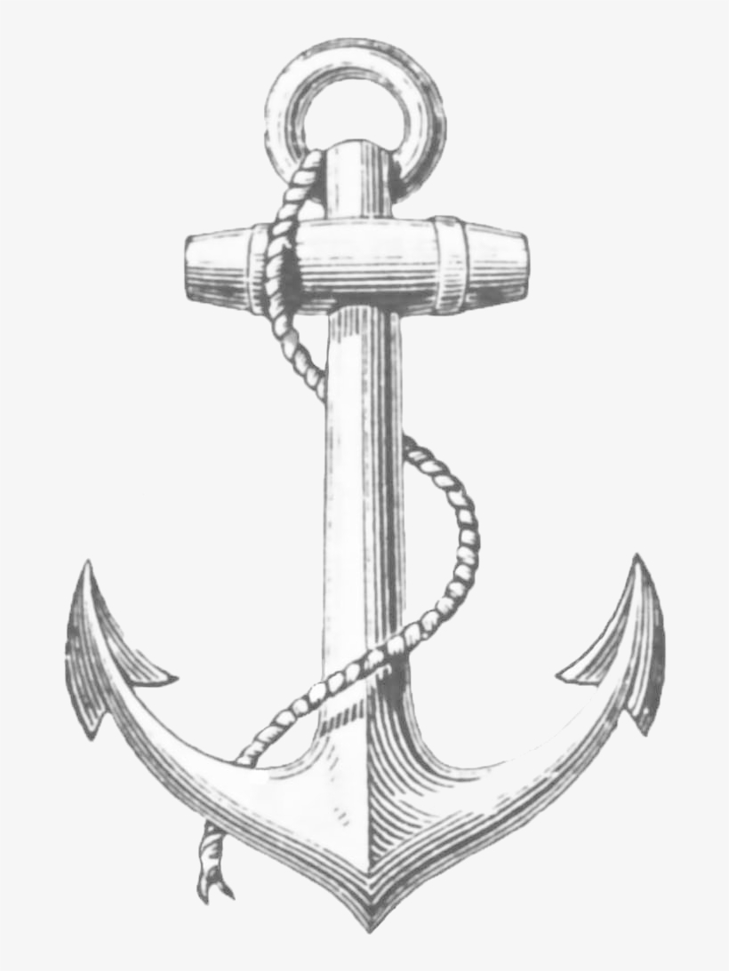 Anchor Transparent Png Clip - Anchor Tattoo Design Transparent PNG