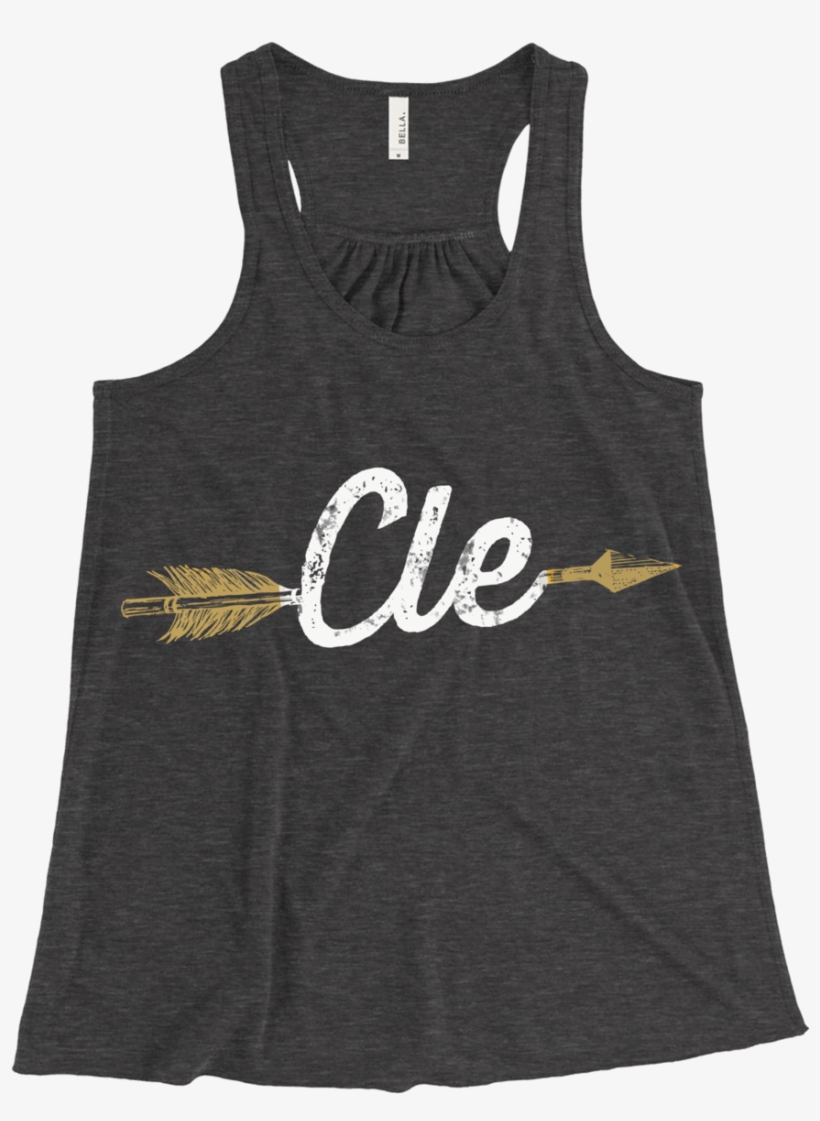 Cle Tribal Arrow Women's Flowy Racerback Tank - T-shirt, transparent png download