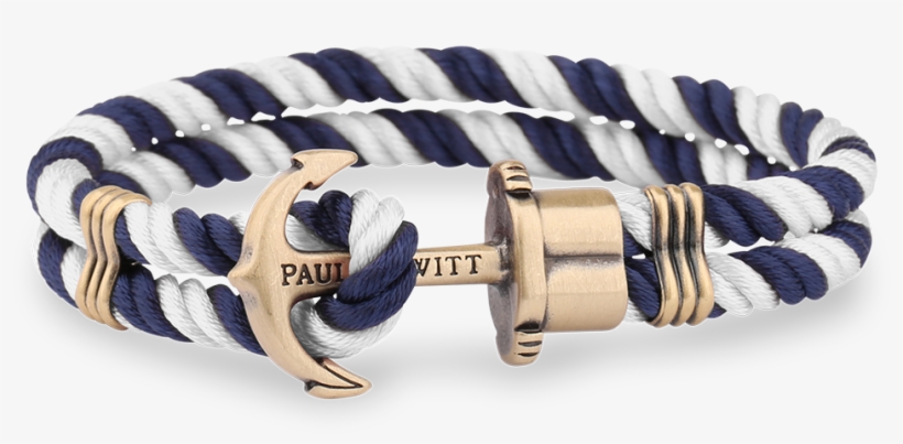 Paul Hewitt Anchor Bracelet Phrep Brass Nylon Navy, transparent png download