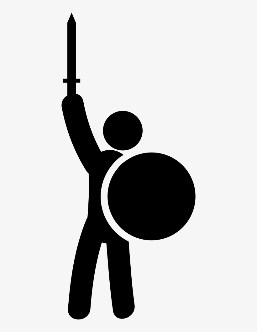 Collection Of Free Shield Warrior Download On - Icon For Warrior, transparent png download