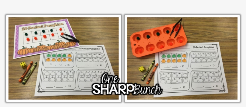 Practice Making 10 With This Fun Pumpkin Week Activity - Carrot, transparent png download