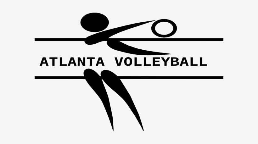 How To Set Use Atlanta Volleyball Clipart, transparent png download