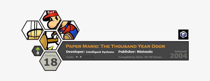 The Thousand Year Door Is A Turn Based Rpg That Features - Graphic Design, transparent png download