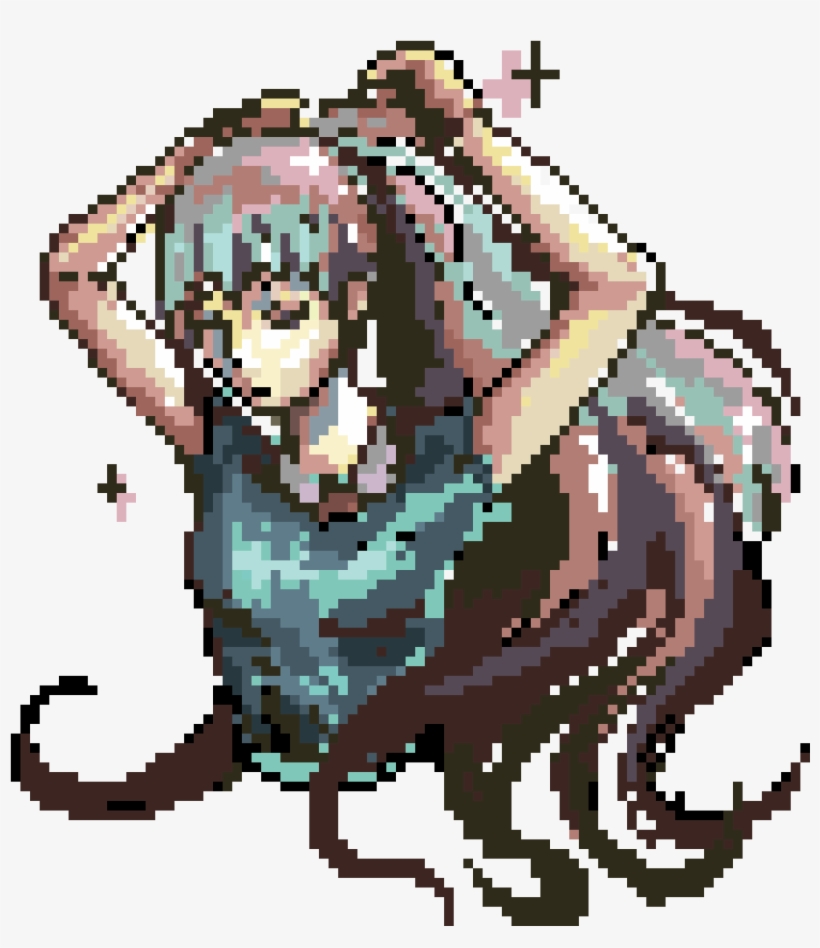 Unfinished ~ Ponytail - Illustration, transparent png download