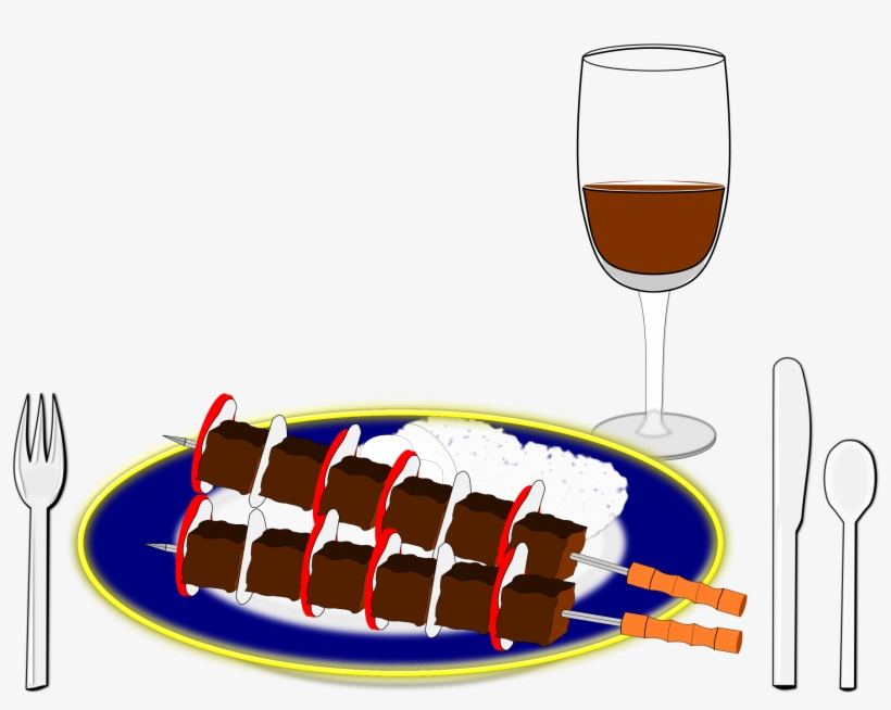 This Free Icons Png Design Of Souvlaki Dinner, transparent png download