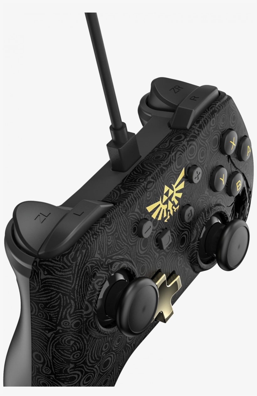 Nintendo Switch Wired Controller Plus Zelda - Powera Wired Core Plus Zelda Controller Nintendo Switch, transparent png download
