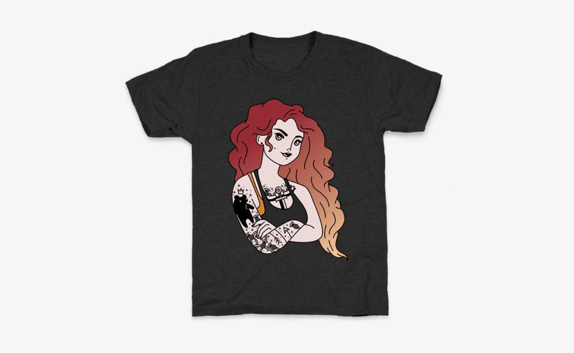 Punk Merida Parody Kids T-shirt - T Shirt Deadpool With Unicorn, transparent png download