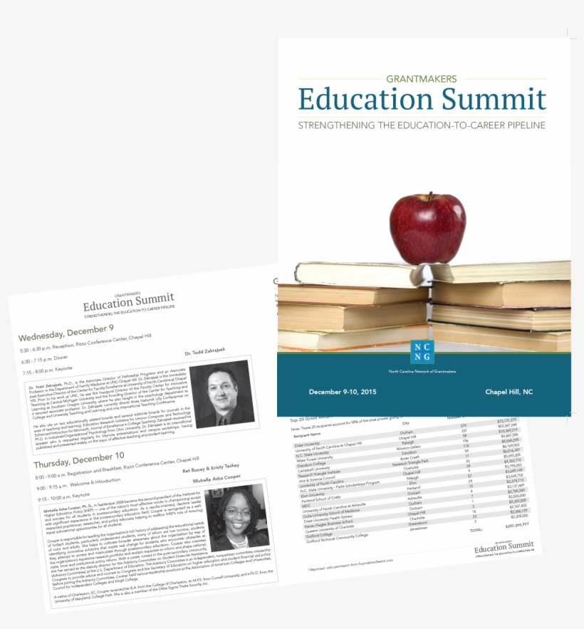 Nc Grantmakers Education Summit Programs - Education, transparent png download