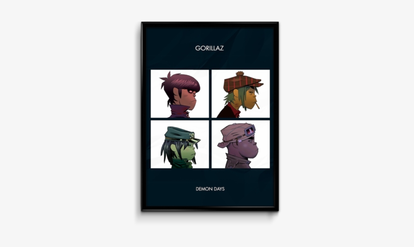 Gorillaz Poster - Gorillaz Demon Days, transparent png download