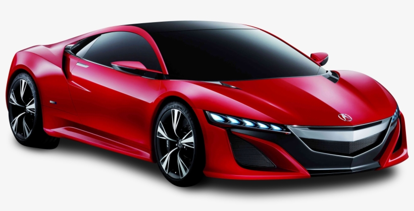Red Acura Nsx Front View Car Png Image - Acura Nsx Concept, transparent png download