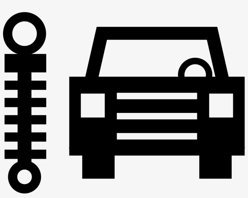Car Front View Beside A Traffic Meter - Car, transparent png download