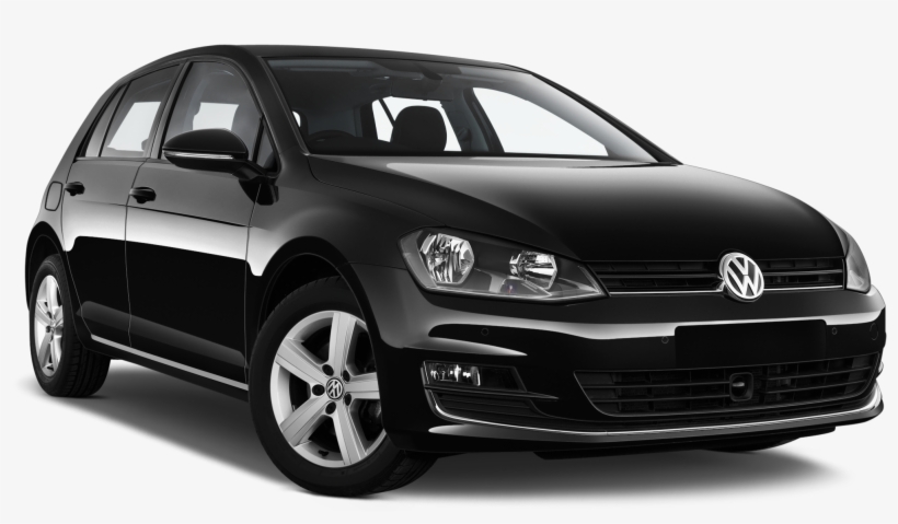 Volkswagen Golf Company Car Front View, transparent png download