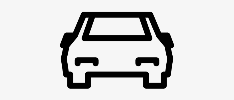 Car Front View Vector - Icon, transparent png download