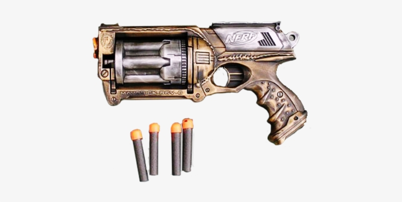 How To Play - Nerf Gun Steampunk, transparent png download
