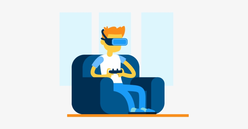 Avid Gamers Can Learn How To Sell Video Games Online - Virtual Reality, transparent png download